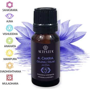 Altevita směs esenciálních olejů 6. Čelová čakra (Adžna) 10ml