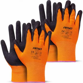 Pracovní rukavice AMiO PE Latex foamsafety gloves 4 pcs Size 11 (2 pairs), 2132X AMIO-04642