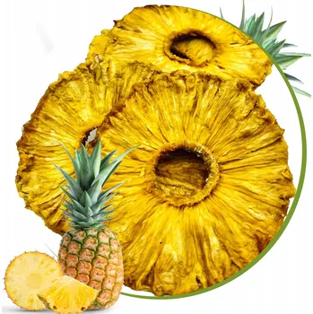 Sušené ovoce Sušený ananas OlsiFood přírodní bez cukru plátky 500 g