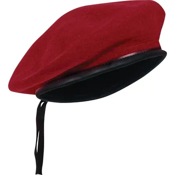 Čepice ROTHCO baret MONTY vlněný ČERVENÝ vel.L