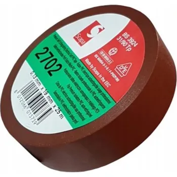 Izolační páska IZOLAČNÍ PÁSKA SCAPA PVC 2702 19mm x 25m hnědá