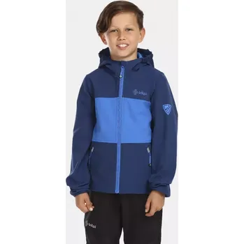 Chlapecká softshellová bunda KILPI RAVIO-J UJ0118KI MODRÁ 122
