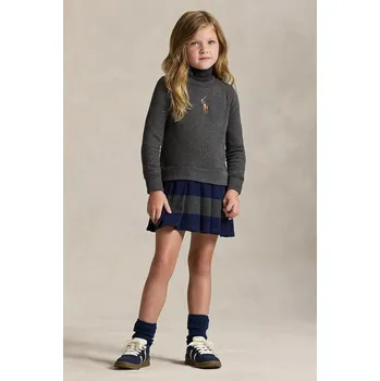 Dívčí šaty Dívčí šaty Polo Ralph Lauren 312978991001 šedá 90X, vel. 109-116