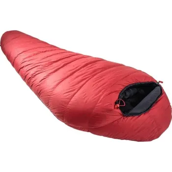 Spacák Péřový spacák Warmpeace Solitaire 1000 170 cm Zip: Levý / Barva: červená