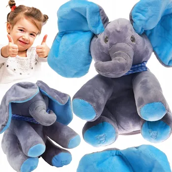 Hračka pro nejmenší INTERAKTIVNÍ SLON S ZVUKEM KUK