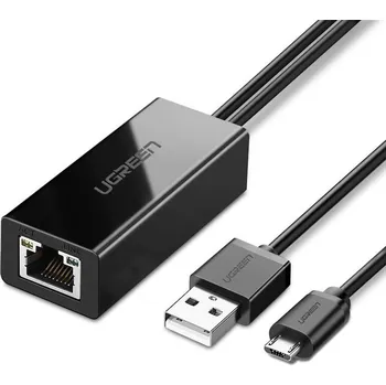 Síťová karta UGREEN Ethernet Adapter for TV Stick (30985) černá