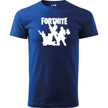Sablio Tričko s potiskem Fortnite Team - modré 3XL
