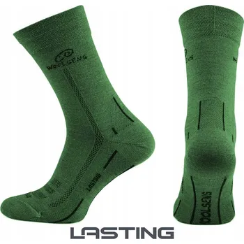 Pánské ponožky Ponožky Lasting WLS 70% Merino Wool Zelená (620) L (42-45)