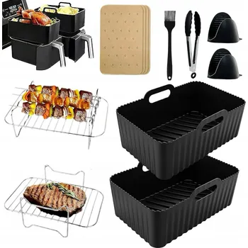 SADA PŘÍSLUŠENSTVÍ PRO HORKOVZDUŠNOU FRITÉZU Ninja – NA PEČENÍ KOLÁČŮ A PIZZY