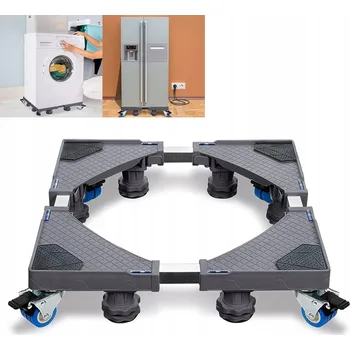 Praní a péče o prádlo MOBILNÍ PODSTAVEC POD PRAČKU LEDNIČKU S 8 KOLEČKY A NASTAVITELNÝMI NOŽIČKAMI