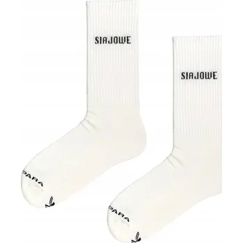 Pánské ponožky TakaPara Ponožky bílé velikost 41-45