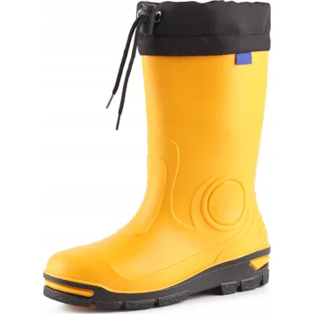 Chlapecké holínky Dětské Holínky Ladeheid s PVC gumičkou LA-487 žluté 31/32