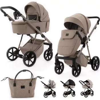 Kočárek ADAMEX Kočárek kombinovaný Delta Natura Camel