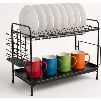 Odkapávač na nádobí Volně stojící odkapávač (sušička) na desku pro dřez, odkapávač na nádobí AKS