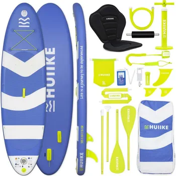 Paddleboard HUIIKE Nafukovací paddleboard s příslušenstvím, HUIIKE 305 MM BÍLÁ|MODRÁ