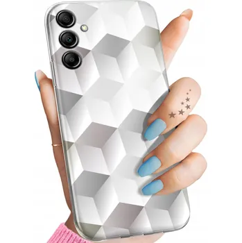 Pouzdro na mobilní telefon Zadní Kryt Hello Case pro Samsung Galaxy A14 5G, bílý