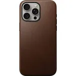 NOMAD Modern Leather na Apple iPhone 15 Pro Max (NM01619185) hnědý