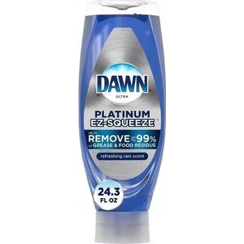 Mycí prostředek Dawn Platinum Rain Scent 718ml Prostředek na mytí nádobí z USA