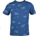 Pleas Dětské tričko s krátkým rukávem modrá 092 (183754-800-092)