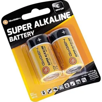 Článková baterie GoGEN SUPER ALKALINE C, LR14, blistr 2ks (GOGR14ALKALINE2)