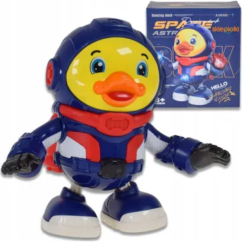 INTERAKTIVNÍ HRAČKA PRO DĚTI TANČÍCÍ HUDEBNÍ KUŘE KOSMONAUT SVÍTÍ