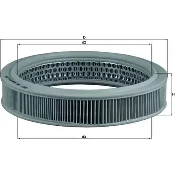 Filtr do auta MAHLE Vzduchový filtr MAO LX 298