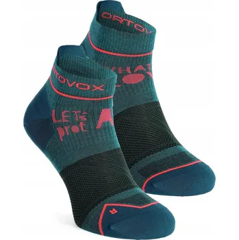 Pánské ponožky Ponožky trekové ponožky Ortovox Alpine Light Low Socks - pacific green