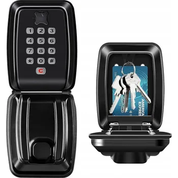 Železářství KOVOVÝ SEJF NA KLÍČE SKŘÍŇKA SILNÁ SCHRÁNKA ZÁSOBNÍ KLÍČE