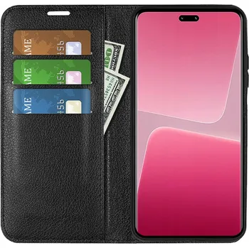 Pouzdro na mobilní telefon Flipové pouzdro Spacecase pro Xiaomi 13 Lite, černé