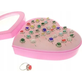 kreativní sada Kosmetický Salon PRSTENY V POUZDRU Pro Děti OZDOBA Pomáhá Objevit STYL