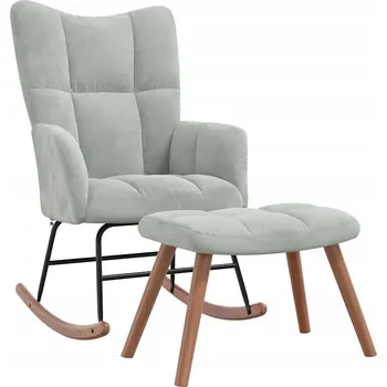 Křeslo Houpací křeslo VidaXL šedé