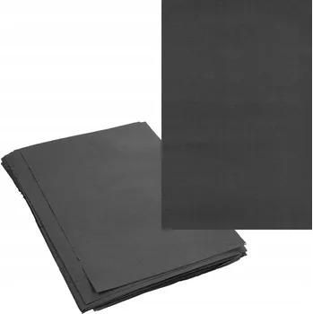 Balící papír BALICÍ PAPÍR NAŘEZANÝ 100ks Výplň do balíků ČERNÝ 38x25 cm v arších