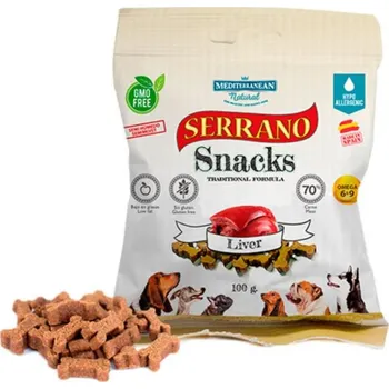 Krmivo pro psa Serrano Snack Dog Liver 100 g