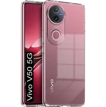 Pouzdro na mobilní telefon ULTRA TENKÉ SILIKONOVÉ GUMOVÉ POUZDRO PRO VIVO V50 5G + SKLO DÁREK !