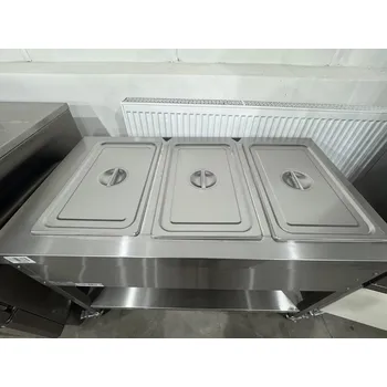 Servírovací stolek Termo vozík Bainmarie - 3x GN 1/1