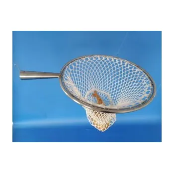 Podběrák Dobeš-sítě Dobeš - keser nerez 45 cm/ výplet PAD 22×22/3,0 mm se dnem, bílá