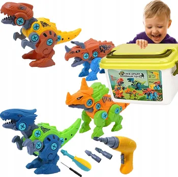 ostatní stavebnice STAVEBNICE HRAČKA PRO DĚTI DINOSAUŘÍ ŠROUBOVÁK