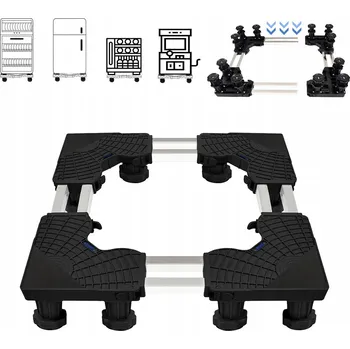 Nastavitelná antivibrační podložka pod pračku, lednici - nosnost 300 kg