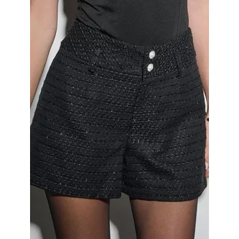 Dámské kraťasy Sinsay - Šortky slim - černá - 149HC-99X - 149HC-99X-L