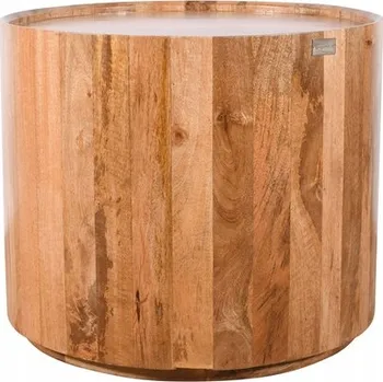 Konferenční stolek Dřevěný konferenční stolek v barvě karamel mango