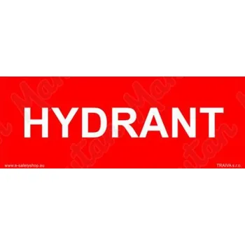 Kancelář Hydrant, samolepka 150 x 50 x 0,1 mm