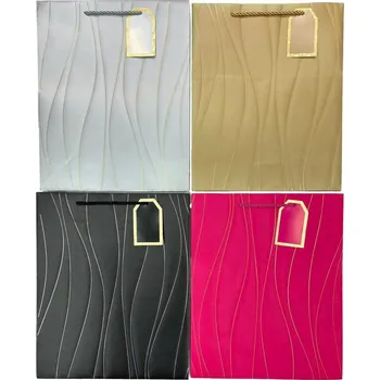 Dárková taška Dárková taška L - Mix color vlny