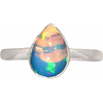 Prsten Opál etiopský prsten stříbro Ag 925 R2338 57 mm (US 8), 2,9 g