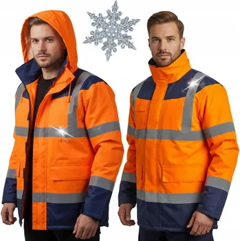 pracovní bunda Výstražná reflexní bunda COVERGUARD KETA s kapucí - S