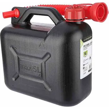 Kanystr Plastový kanystr na palivo Carmotion 5l černý