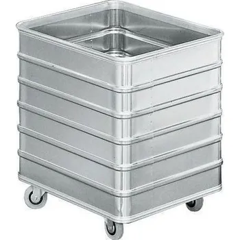 Plošinový vozík Hliníkový přepravní vozík, 656 l