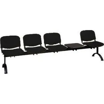 Lavice Viva, čtyřmístná se stolkem, černá