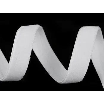 Stuha Pružná sametka šíře 16 mm Varianta: 3 bílá, Balení: 1 m