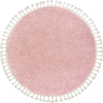 Koberec Kusový koberec Berber 9000 pink kruh Kruh Ø 120 cm