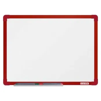 Kancelář Keramická tabule boardOK, 60 x 45 cm, červená
